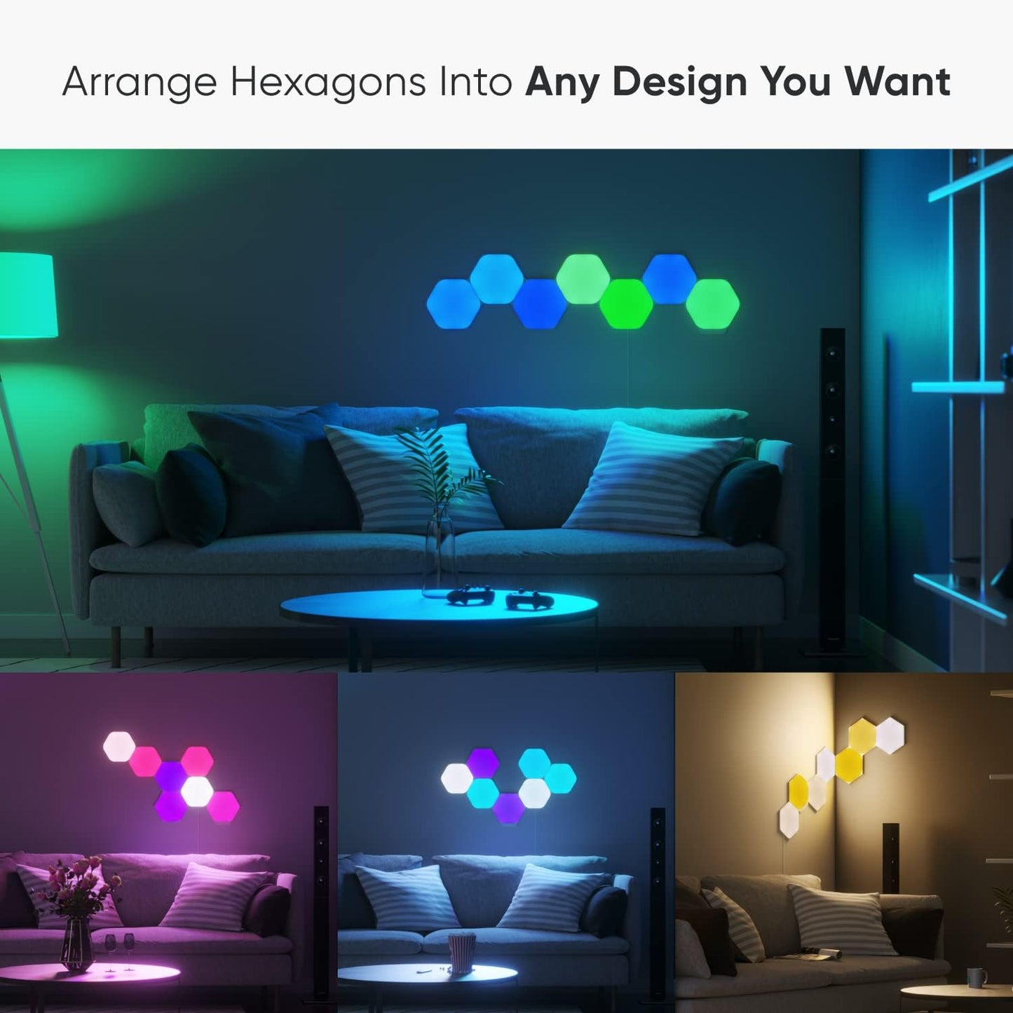 Nanoleaf Shapes Hexagons Smarter Kit