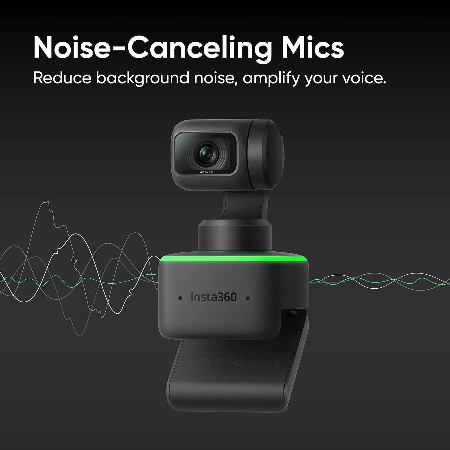 INSTA360 LINK AI 4K Webcam