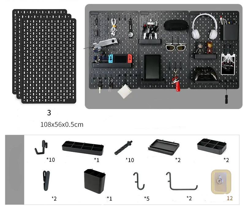 Pegboard Wall Organizer
