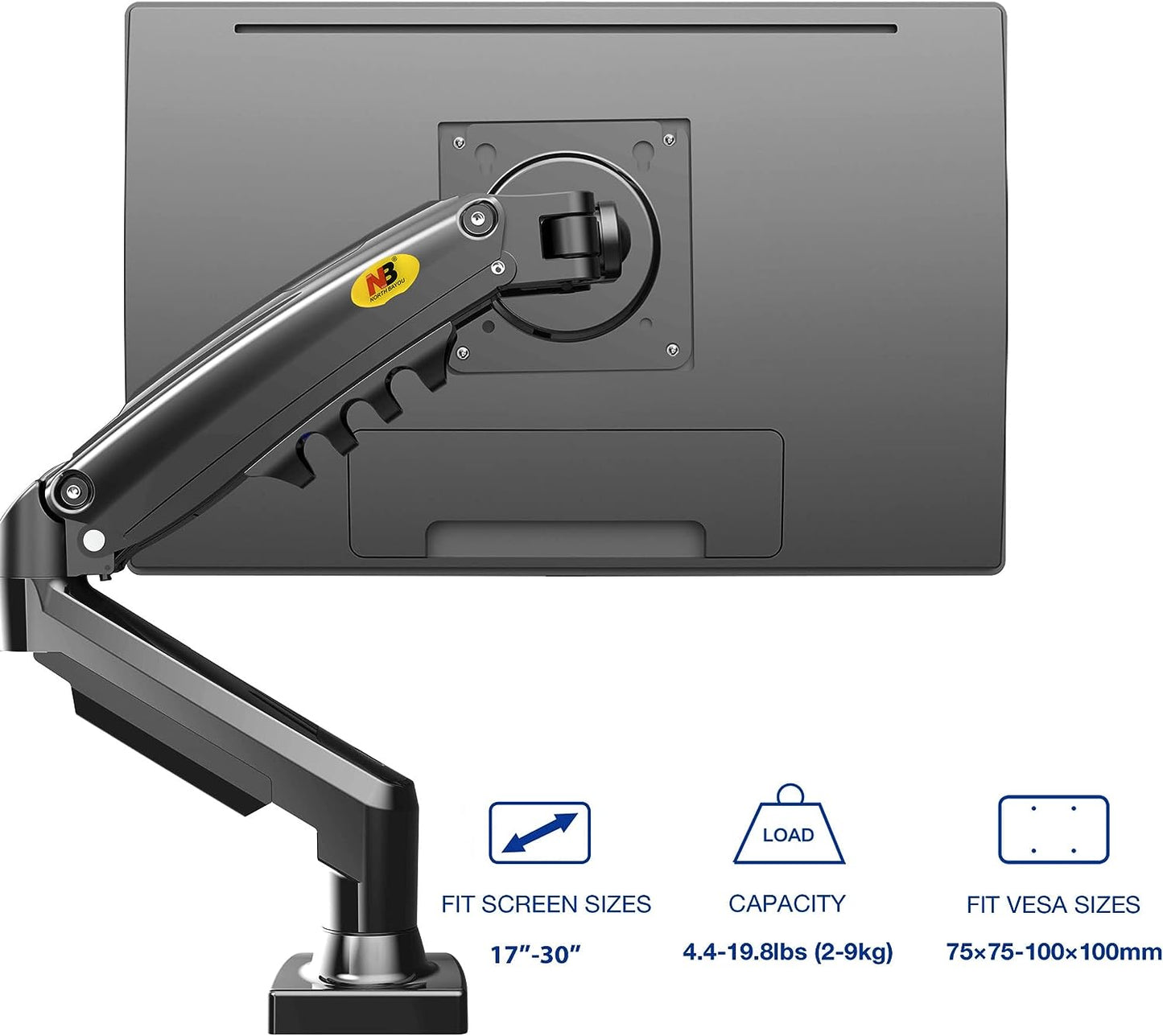 Nb F80 Full Motion Ergonomic Monitor Arm