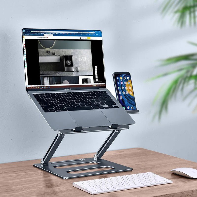 Adjustable Metal Laptop and Phone Stand - NEF TECHNOLOGIES