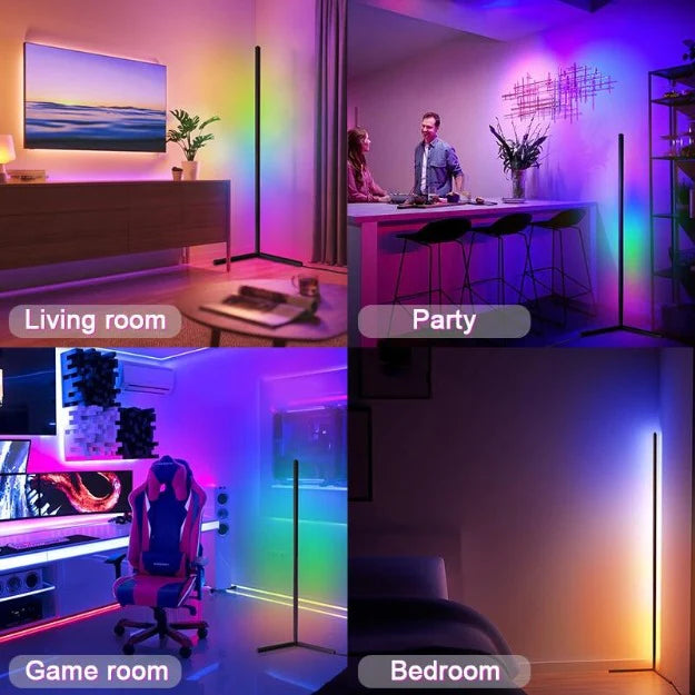Smart App Controlled LED Corner Lamp