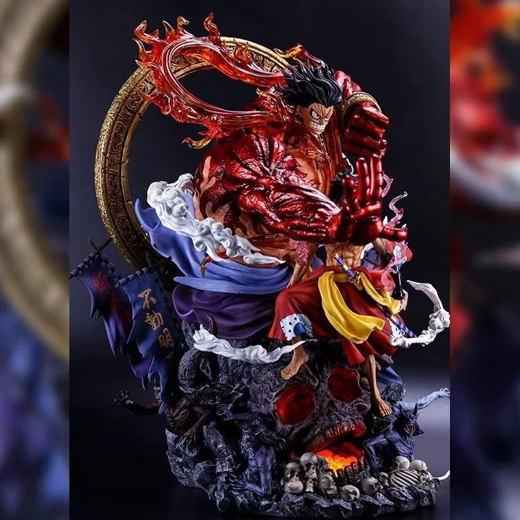 One Piece Luffy Gear 4 Bounce Man Action Figurine
