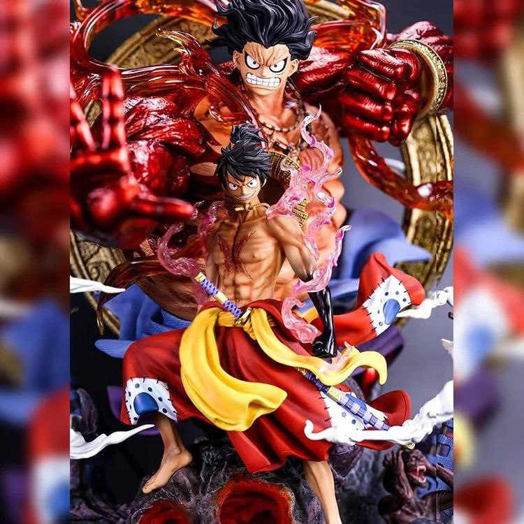 One Piece Luffy Gear 4 Bounce Man Action Figurine