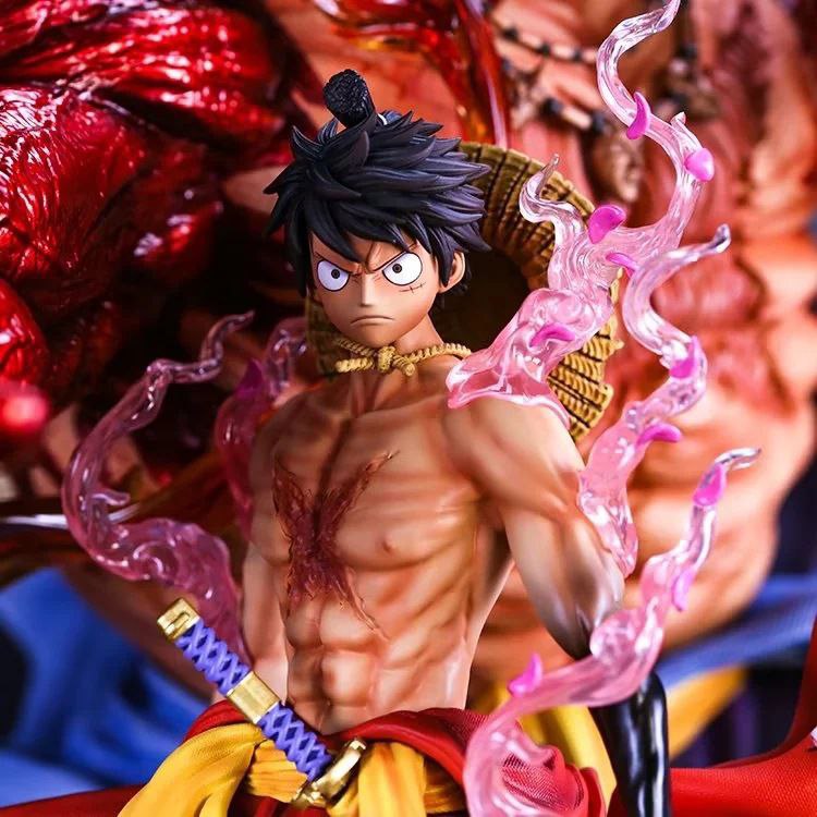 One Piece Luffy Gear 4 Bounce Man Action Figurine