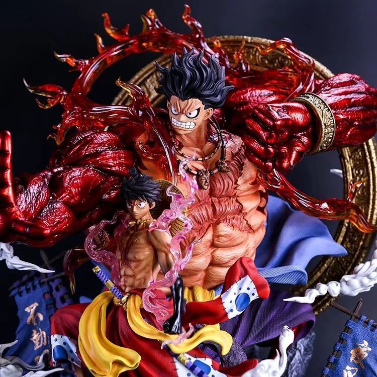 One Piece Luffy Gear 4 Bounce Man Action Figurine