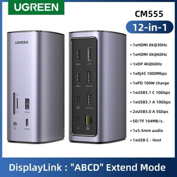UGREEN CM555 12 IN 1 DOCKING STATION