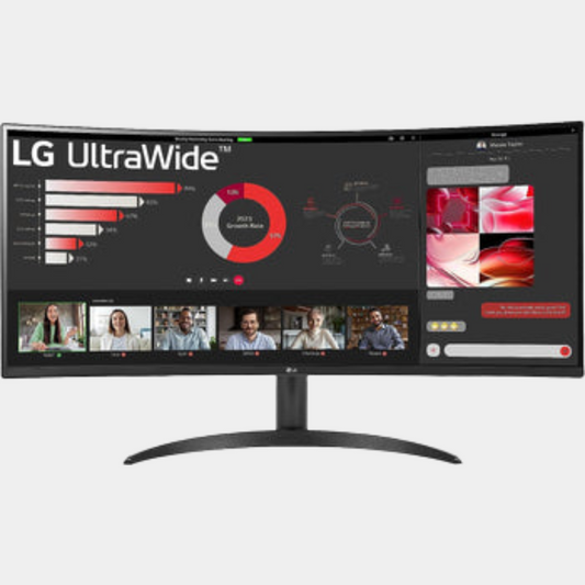 LG 34WR50QC 34" QHD UltraWide Curved Monitor