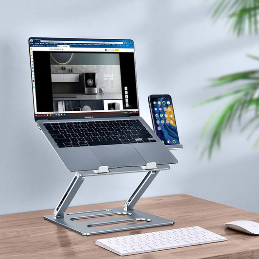 Adjustable Metal Laptop and Phone Stand