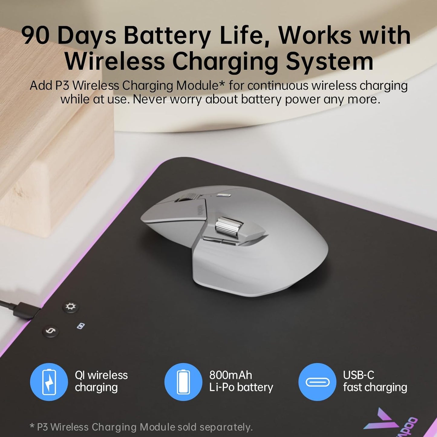 Rapoo MT760 Multi-Device Wireless Mouse