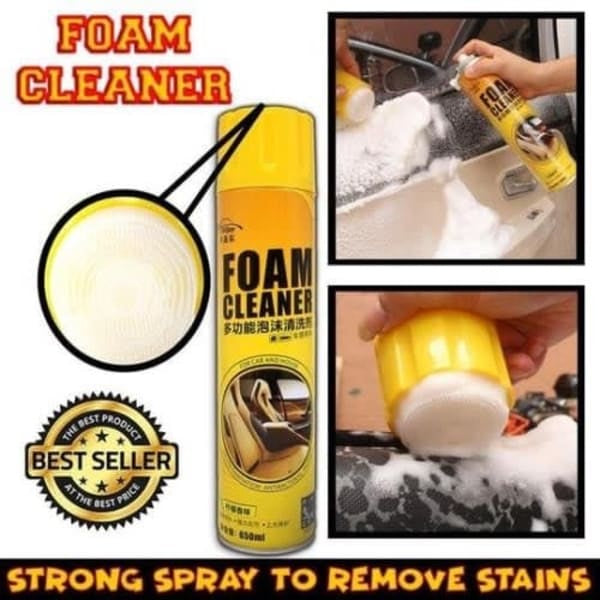 Foam Spray Cleaner + Fiber Cloth