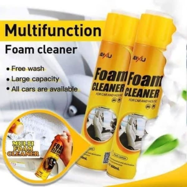 Foam Spray Cleaner + Fiber Cloth