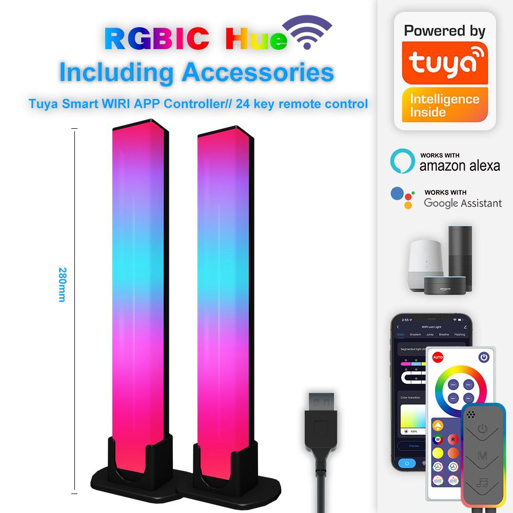 Desktop Atmosphere Smart RGB LED Tube Lights