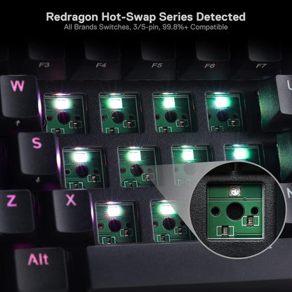 Redragon K530 Pro Draconic 60% Wireless RGB Mechanical Keyboard