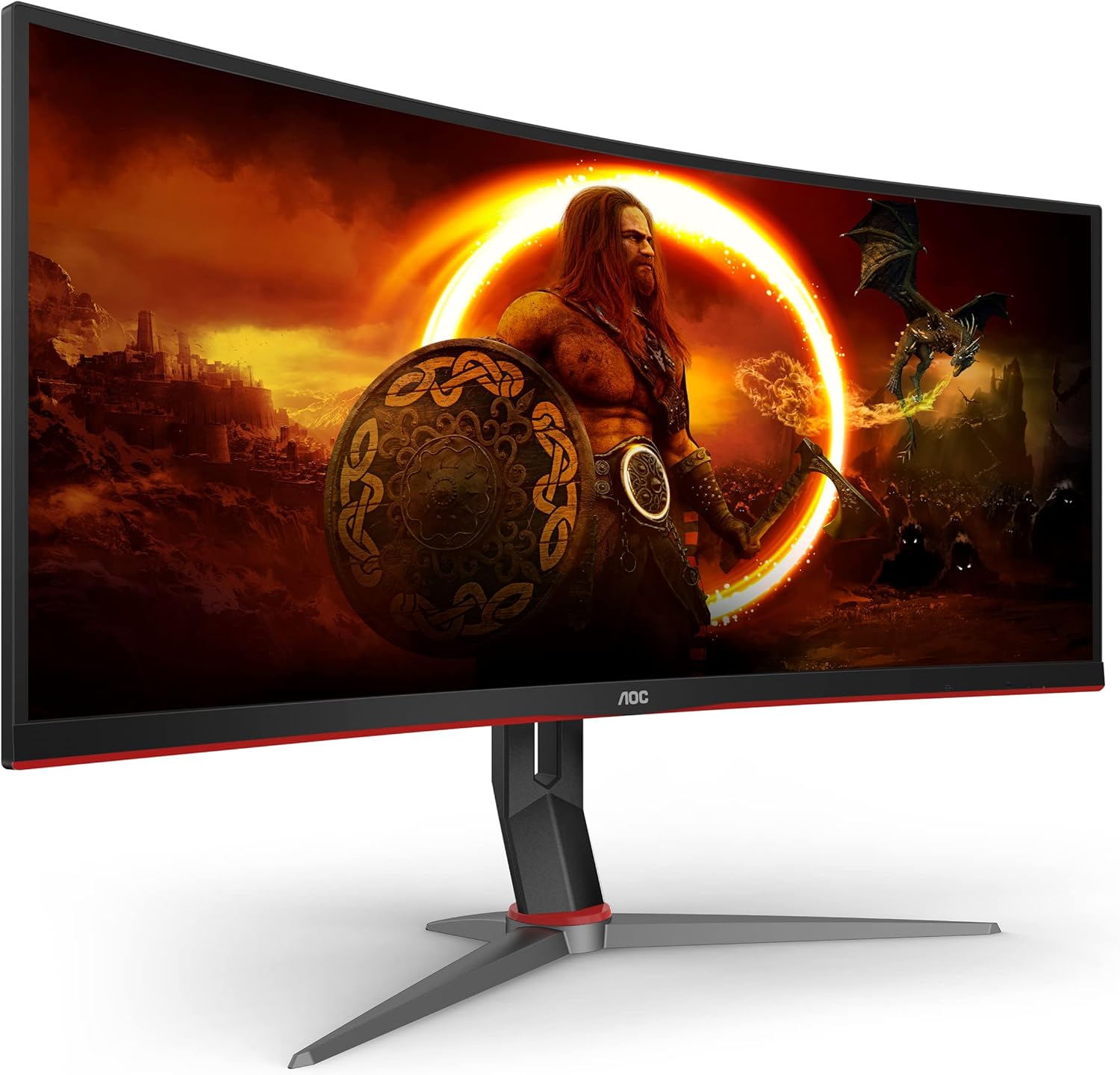 AOC CU34G10X 34 Inches Curved Ultrawide QHD Gaming Monitor