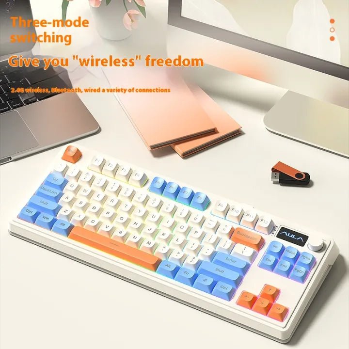 Aula S3187 Wireless 3 - Mode Keyboard + SC580SE Mouse Combo - NEF TECHNOLOGIES