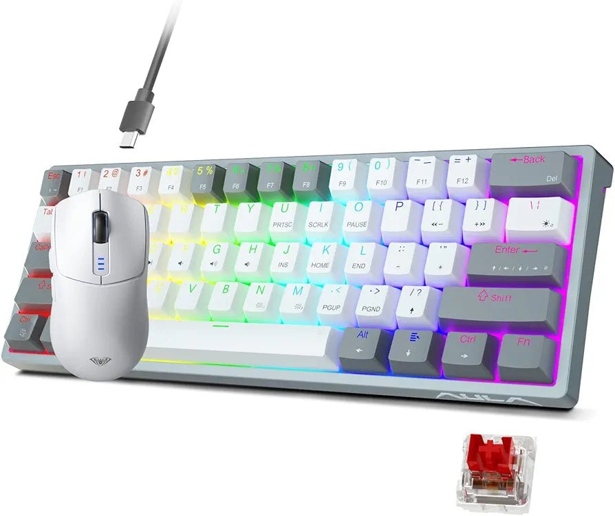 Aula SC580 Wireless Gaming Keyboard and Mouse Combo - NEF TECHNOLOGIES