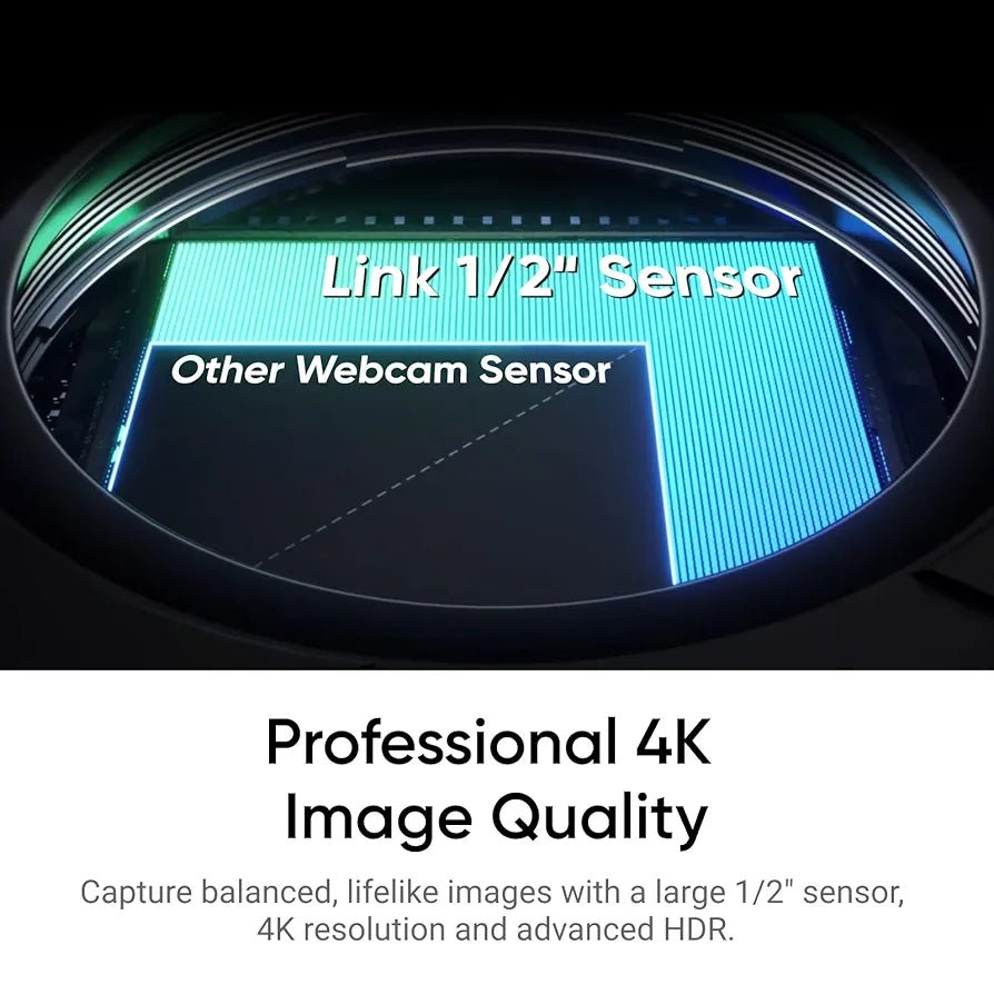 Insta360 Link 2 PTZ 4K Webcam for PC/Mac