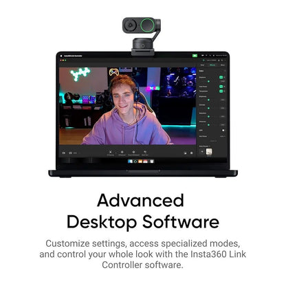 Insta360 Link 2 PTZ 4K Webcam for PC/Mac