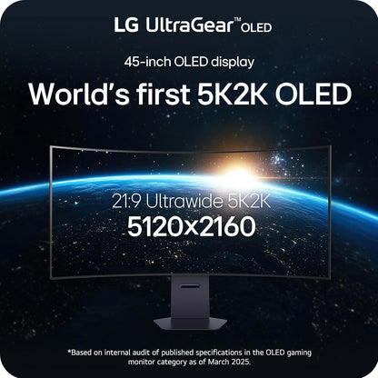 LG 45GX950A - B 45 - inch Ultragear 5K2K WUHD OLED Curved Gaming Monitor - NEF TECHNOLOGIES