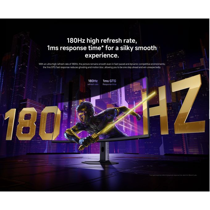Redmi G34WQ 180HZ WQHD Curved Gaming Monitor