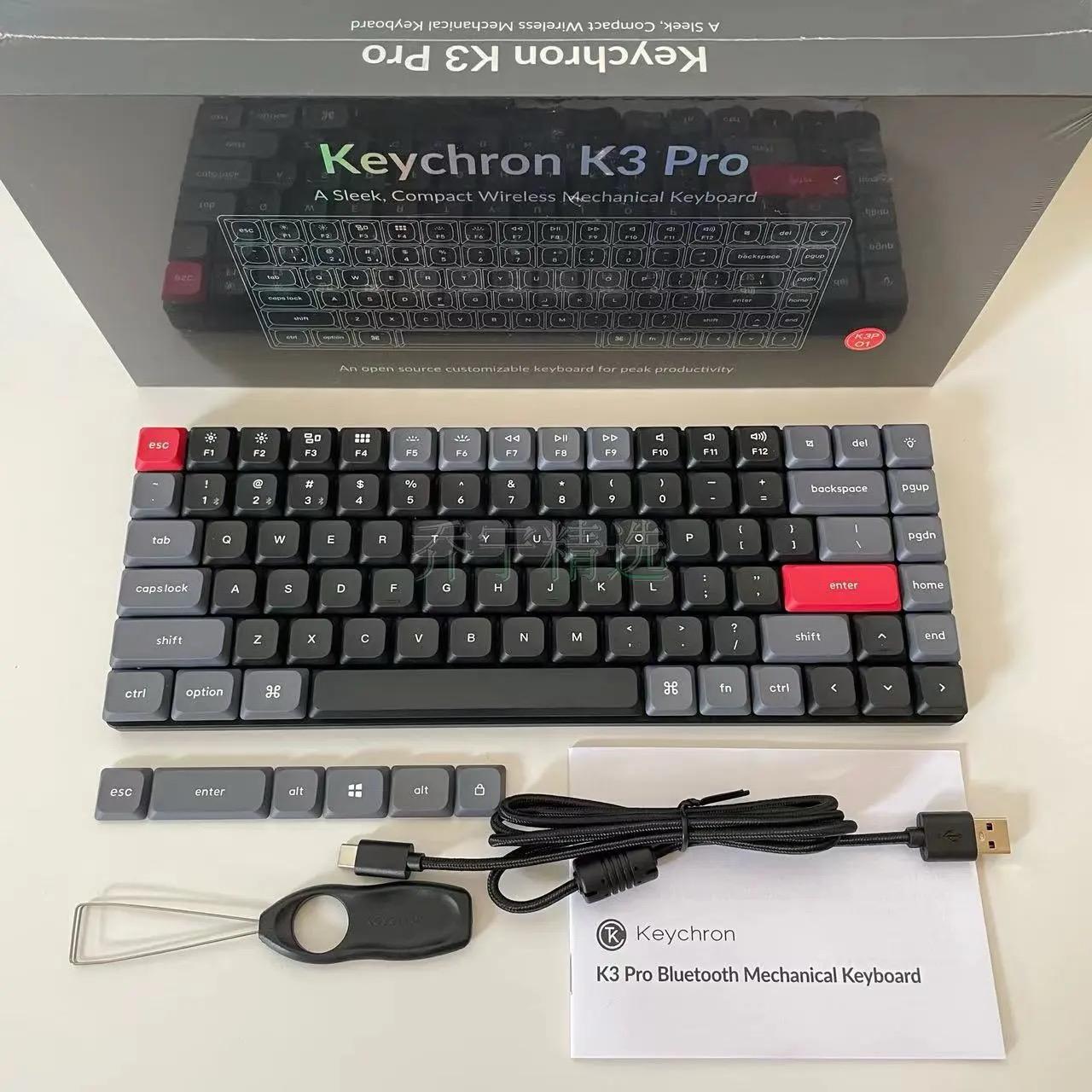 Keychron K3 Pro Ultra-Slim Wireless Custom Mechanical Keyboard