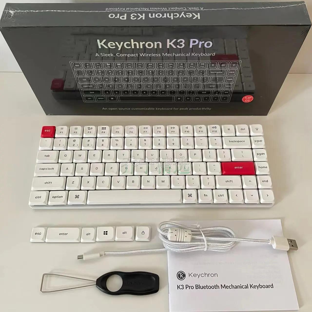 Keychron K3 Pro Ultra-Slim Wireless Custom Mechanical Keyboard