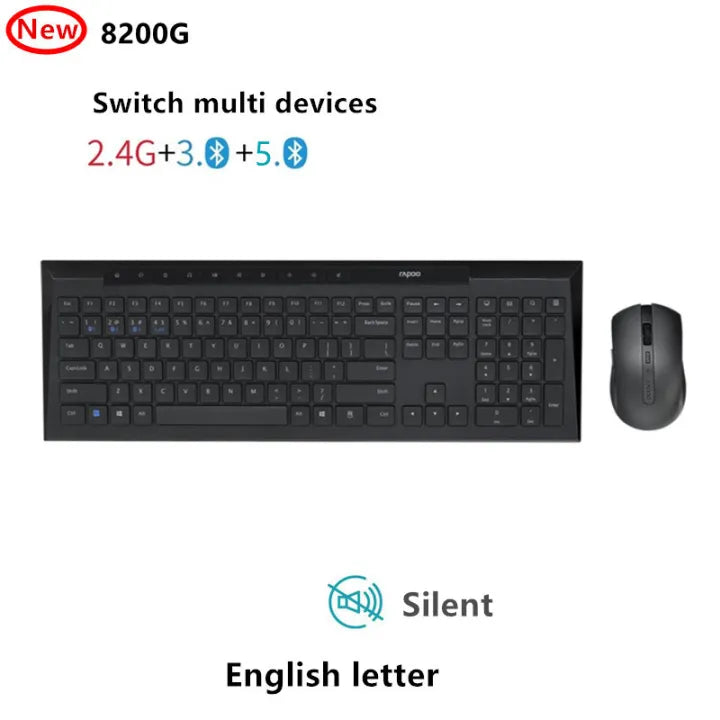 Rapoo 8200G Wireless Keyboard & Mouse Combo