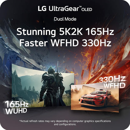 LG 45GX950A-B 45-inch Ultragear 5K2K WUHD OLED Curved Gaming Monitor