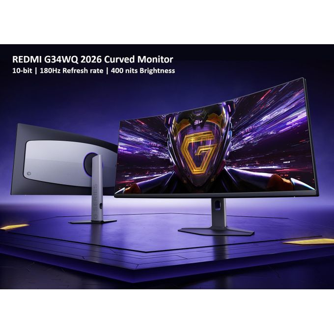 Redmi G34WQ 180HZ WQHD Curved Gaming Monitor