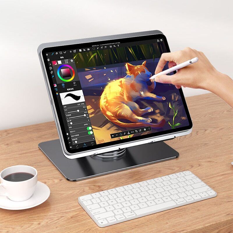 Horizontal Laptop Stand With Swivel Function