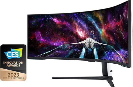 Samsung Odyssey Neo G9 G95NC LS57CG952NMXUE 57 Inches 240Hz Dual UHD Curved Gaming Monitor - NEF TECHNOLOGIES