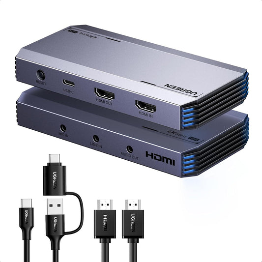 UGREEN 4K 60FPS HDMI VIDEO CAPTURE CARD - NEF TECHNOLOGIES