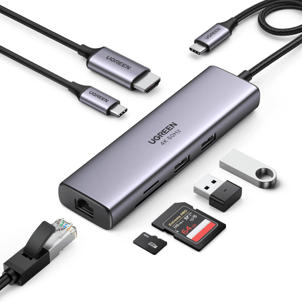 UGREEN 7 IN 1 USB C Hub - NEF TECHNOLOGIES